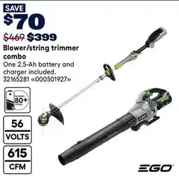 RONA EGO Blower/string trimmer combo offer