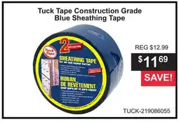 Atlas Tools & Machinery Tuck Tape Construction Grade Blue Sheathing Tape offer