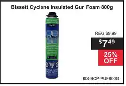 Atlas Tools & Machinery Bissett Cyclone Insulated Gun Foam offer