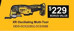 Atlas Tools & Machinery DeWALT XR Oscillating Multi-Tool offer