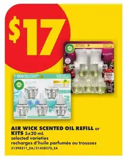No Frills AIR WICK SCENTED OIL REFILL OR KITS offer