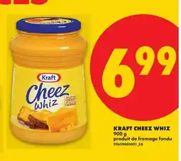 No Frills KRAFT CHEEZ WHIZ offer