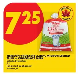 No Frills NEILSON-TRUTASTE 3.25% MICROFILTERED MILK or CHOCOLATE MILK offer