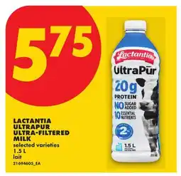 No Frills LACTANTIA ULTRAPUR ULTRA-FILTERED MILK offer