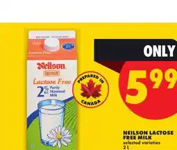 No Frills NEILSON LACTOSE FREE MILK offer