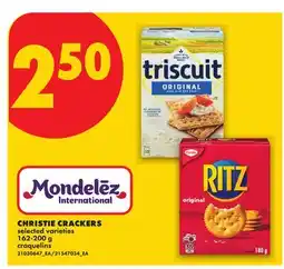 No Frills CHRISTIE CRACKERS offer