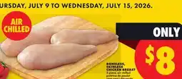 No Frills BONELESS SKINLESS CHICKEN BREAST, 3 pieces offer