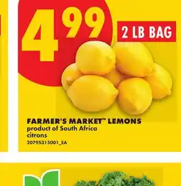 No Frills FARMER'S MARKET LEMONS, 2 LB BAG offer