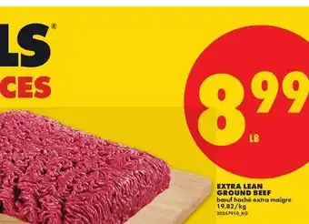 No Frills EXTRA LEAN GROUND BEEF offer