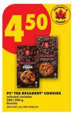 No Frills PC THE DECADENT COOKIES, 280/300 G offer