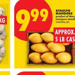 No Frills ATAULFO MANGOES, APPROX. 5 LB CASE offer