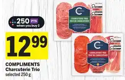 Foodland COMPLIMENTS Charcuterie Trio offer