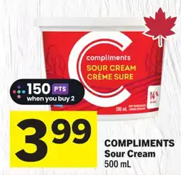Foodland COMPLIMENTS Sour Cream offer