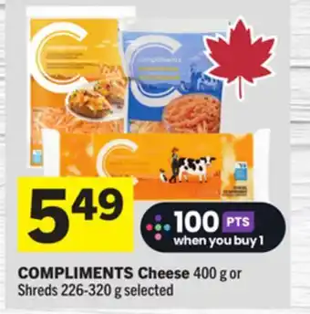Foodland COMPLIMENTS Cheese offer