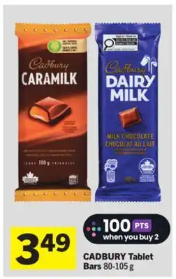 Foodland CADBURY Tablet Bars offer