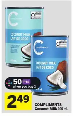 Foodland COMPLIMENTS Coconut Milk offer
