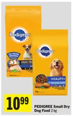 Foodland PEDIGREE Small Dry Dog Food offer