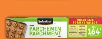 Food Basics SELECTION VALUE SIZE PARCHMENT PAPER offer