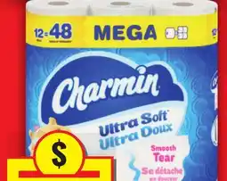 Food Basics BOUNTY PAPER TOWEL 6 = 12'S CHARMIN BATHROOM TISSUE 12 = 48'S offer