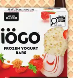 Food Basics IÖGO FROZEN YOGURT BARS offer
