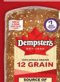 Food Basics DEMPSTER'S WHOLE GRAIN BREAD offer