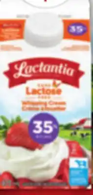 Food Basics LACTANTIA PURFILTRE MILK OR LACTOSE FREE CREAM offer