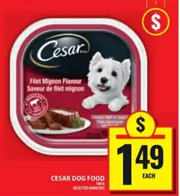 Food Basics CESAR DOG FOOD offer