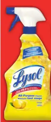 Food Basics LYSOL CLEANERS offer