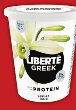 Food Basics LIBERTÉ GREEK YOGURT 750 G BECEL MARGARINE 900 G offer