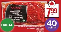 Food Basics RACHEL'S ORIGINAL CORNED BEEF BRISKET OR PASTRAMI offer