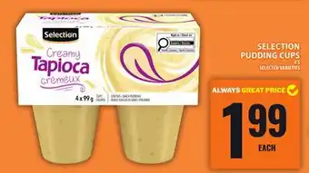 Food Basics SELECTION PUDDING CUPS offer