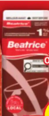 Food Basics BEATRICE CHOCOLATE MILK OR FRUITOPIA JUICE BLEND OR PEACE TEA ICED TEA offer