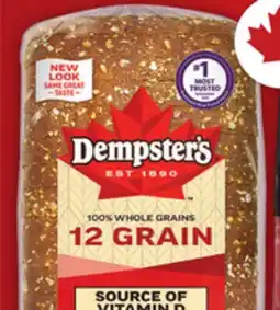 Food Basics DEMPSTER'S WHOLE GRAIN BREAD 600 G SIGNATURE BUNS 6-8'S offer