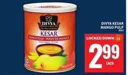 Food Basics DIVYA KESAR MANGO PULP offer