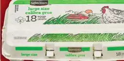 Food Basics SELECTION LARGE EGGS 18'S LIFE SMART NATURALIA OMEGA-3 FREE RUN EGGS 12'S offer