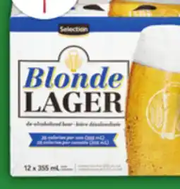 Food Basics SELECTION DE-ALCOHOLIZED BEER offer