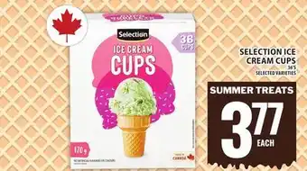 Food Basics SELECTION ICE CREAM CUPS offer