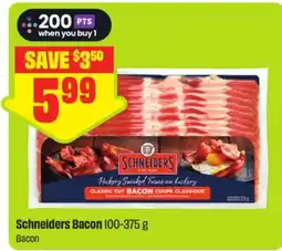FreshCo Schneiders Bacon 100-375 g - Scene+ offer offer