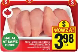 Food Basics FRESH SKINLESS CHICKEN BREAST FAMILY PACK offer