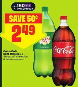 FreshCo Coca-Cola Soft Drinks 2 L Selected Varieties - Scene+ offer offer