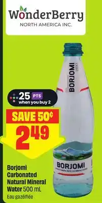 FreshCo Borjomi Carbonated Natural Mineral Water 500 mL - Scene+ offer offer