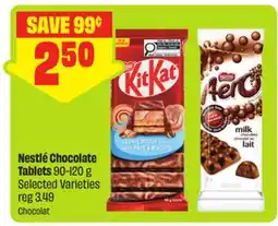 FreshCo Nestlé Chocolate Tablets 90-120 g Selected Varieties offer