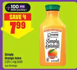 FreshCo Simply Orange Juice 2.25 L - Scene+ offer offer
