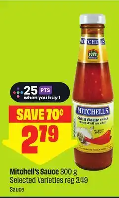 FreshCo Mitchell's Sauce 300 g Selected Varieties - Scene+ offer offer