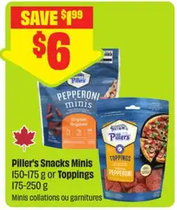 FreshCo Piller's Snacks Minis 150-175 g or Toppings 175-250 g offer