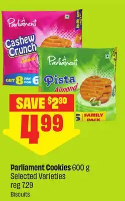 FreshCo Parliament Cookies 600 g Selected Varieties offer