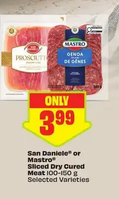 FreshCo San Daniele or Mastro Sliced Dry Cured Meat 100-150 g Selected Varieties offer