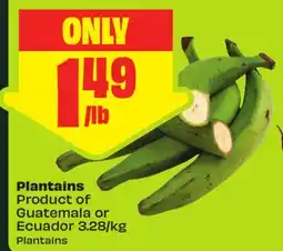 FreshCo Plantains Product of Guatemala or Ecuador 3.28/kg offer
