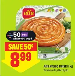 FreshCo Alfa Phyllo Twists 1 kg - Scene+ offer offer