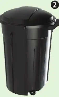 Canadian Tire Mastercraft Wheeled Garbage Can with Lid, 121L offer